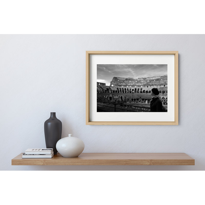 Roman Holiday Print by Joseph Regan, Natural, 14" H x 16" W x 0.75" D