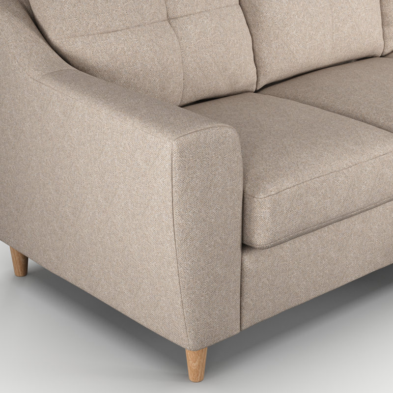 Espitia 3 Seater Corner Chaise, Oatmeal, Right Hand Facing