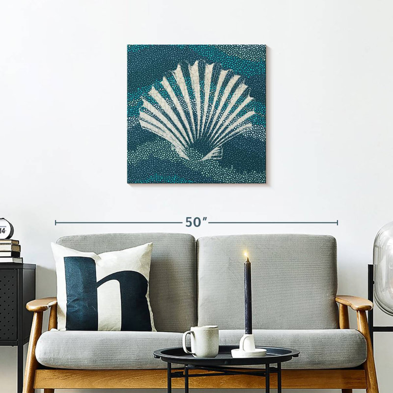 Verre de mer bleu Aletra I, H 24 po x l 24 po