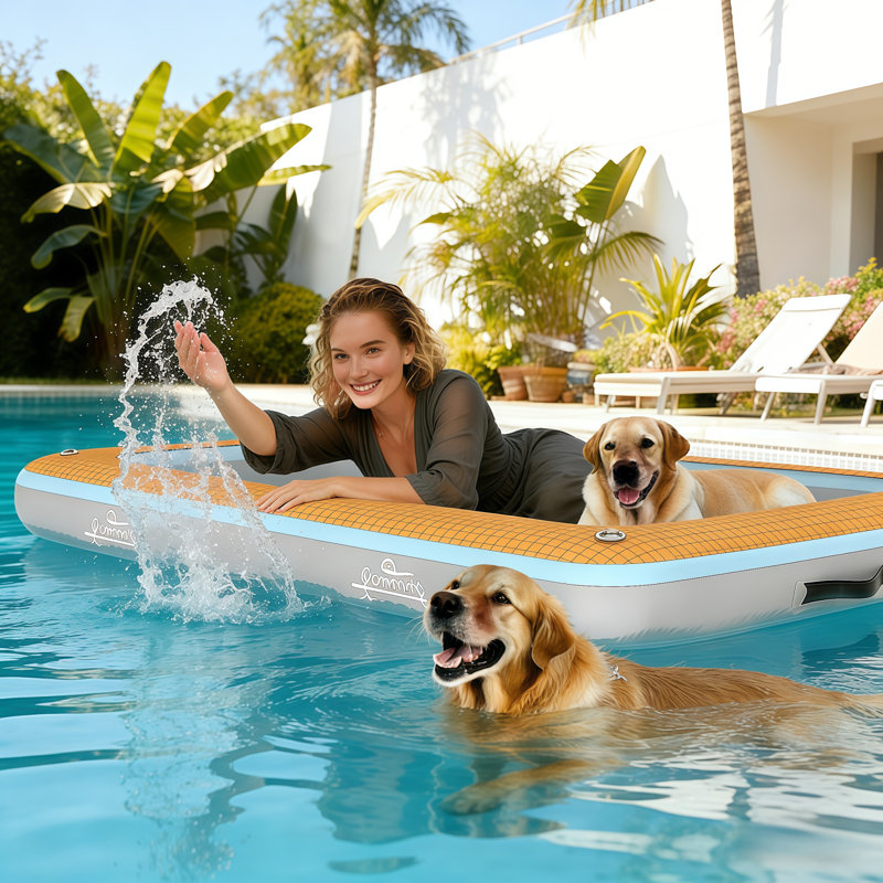 Flotteur pour chien 59 po x 39 po pour petits et grands chiens