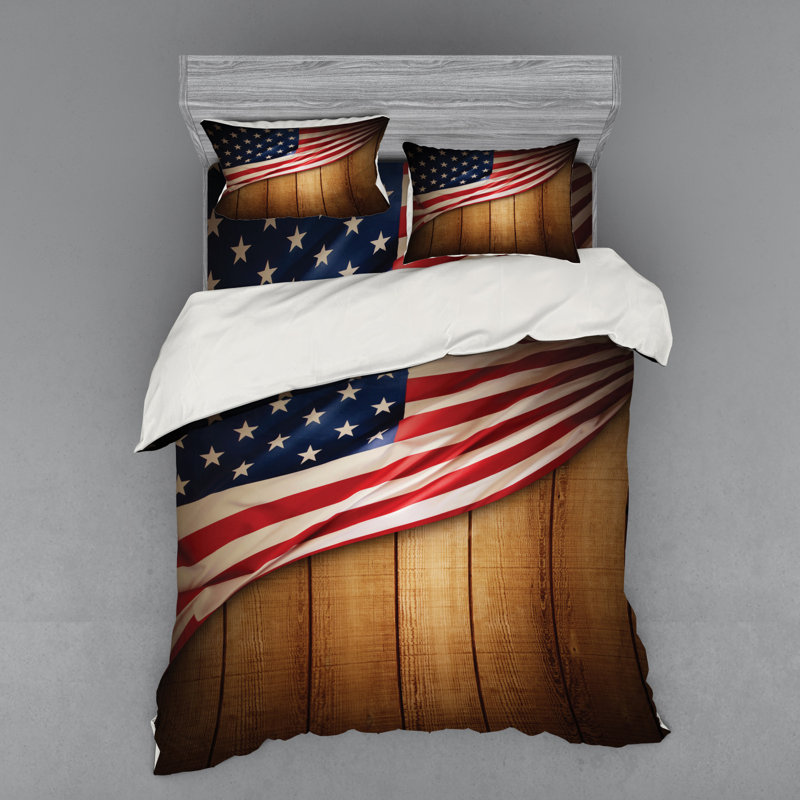 Farmhouse / Country Polyester Duvet Cover, Queen Duvet Cover + 3 Additional Pieces