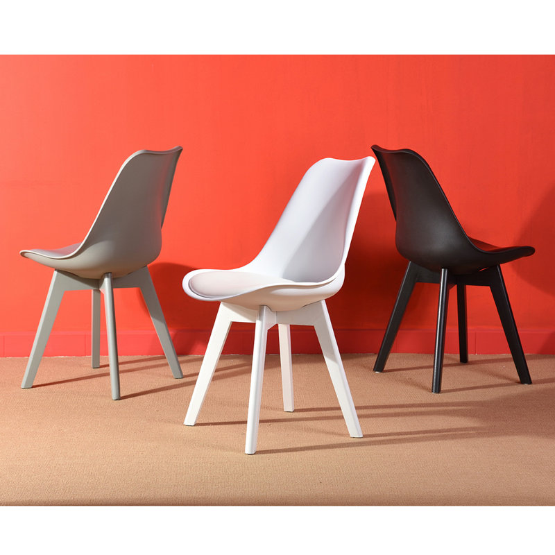 Abella 46cm H Upholstered Dining Chair, Black