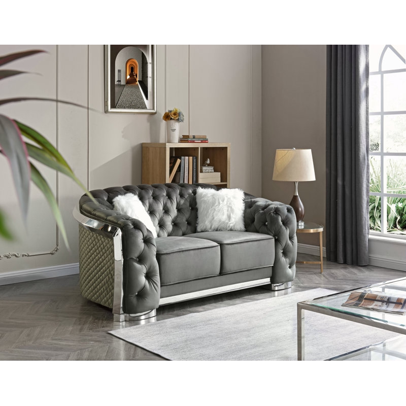 Causeuse Chic, Gris