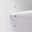 Armoire de rangement avec deux portes pour salle de bain, bureau, tablette réglable, panneau de fibres à densité moyenne-709318543