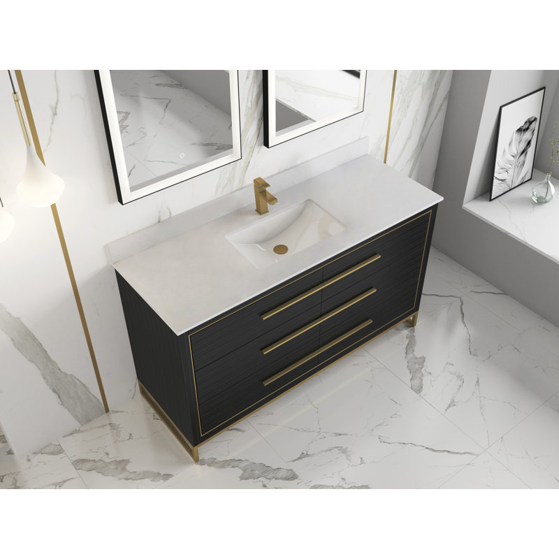Ensemble de meuble-lavabo simple 60 po Caron