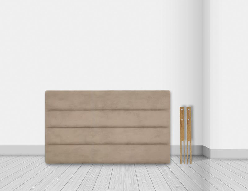 Etholle Upholstered Headboard, Single (3'), Beige