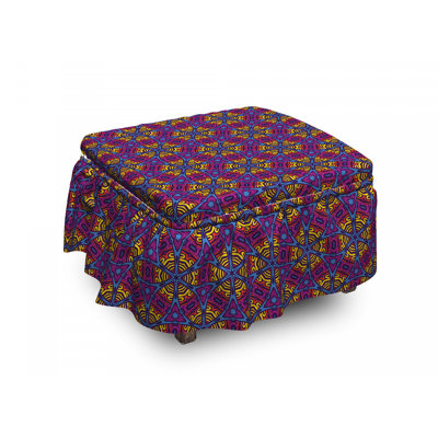 Box Cushion Ottoman Slipcover