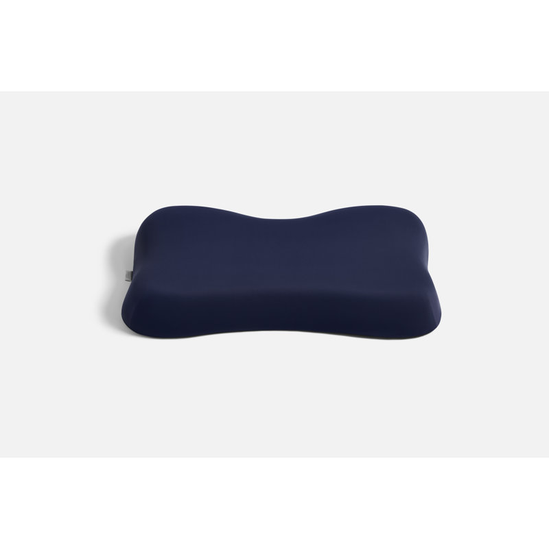 Rest® Evercool® Cooling Pillow, Instant Cool-To-Touch Shell Fabric & Breathable Silicone Sponge Core For All-Night Temperature Regulation & Ergonomic Support, Medium Height, Midnight Blue