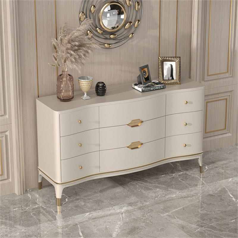 Modern 9-Drawer Storage Cabinet Sideboard