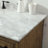 Hermes 48'' Single Bathroom Vanity with Carrara Marble Top-73360073