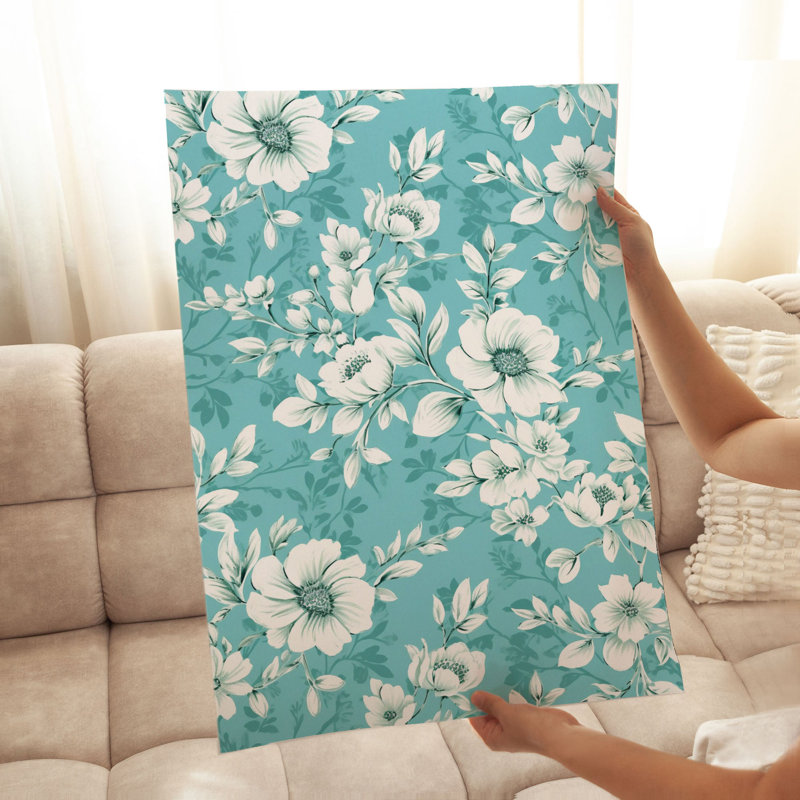 «Floral Flowers II Shabby Chic», reproduction d'art non encadrée, H 30 po x l 20 po