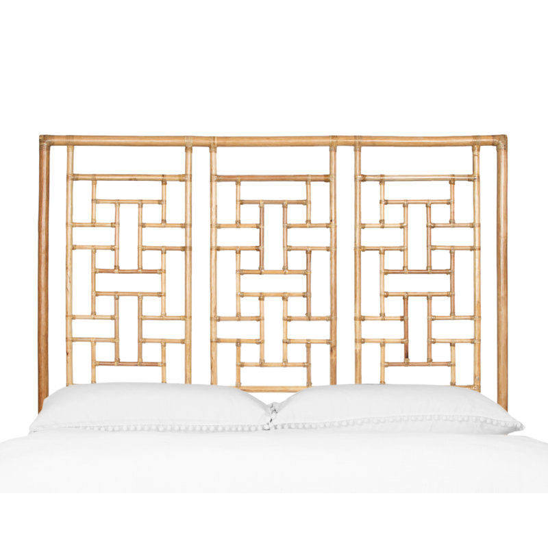 Ohana Rattan Open-Frame Headboard, Queen, Natural