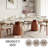 Modern 93.7" Luxe Double Pedestal Sintered Stone Dining Table (Seats 6–8)-1217217019-1221094143