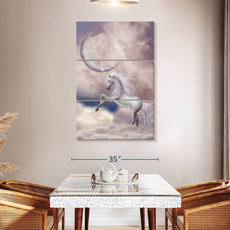 Kelan Unicorn Fantasy, 50" H x 32" W
