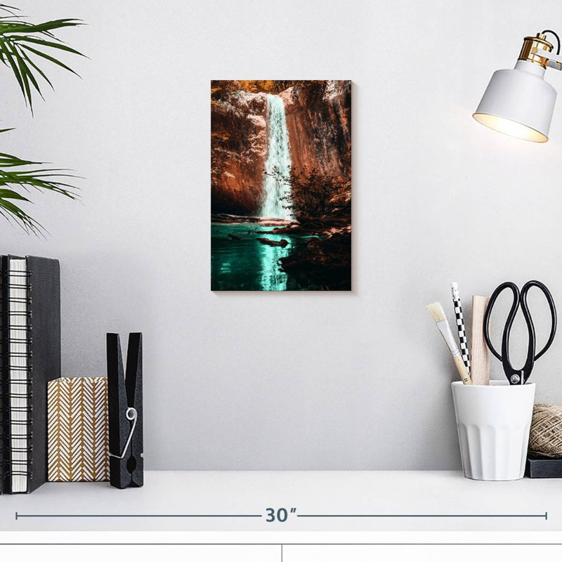 Kerrick Fiery Waterfall, H 12 po x l 8 po