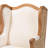 Alisson Upholstered Rattan and Bayur Wood Armchair