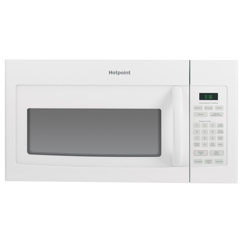 Hotpoint 29.88" 1.6 cu ft. 1000 - Watt External over-the-Range Microwave, White