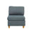 5Pc Modular Sectional Living Room Furniture - Steel Fabric Couch With 2X Wedges, 1X Armless Chair, Ottomans Color