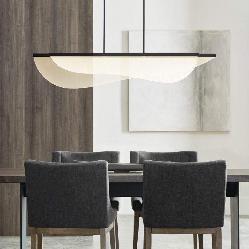 Nyra 12 - Light LED Pendant, Matte Black