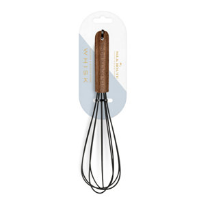 Acacia Wood Silicone Whisk