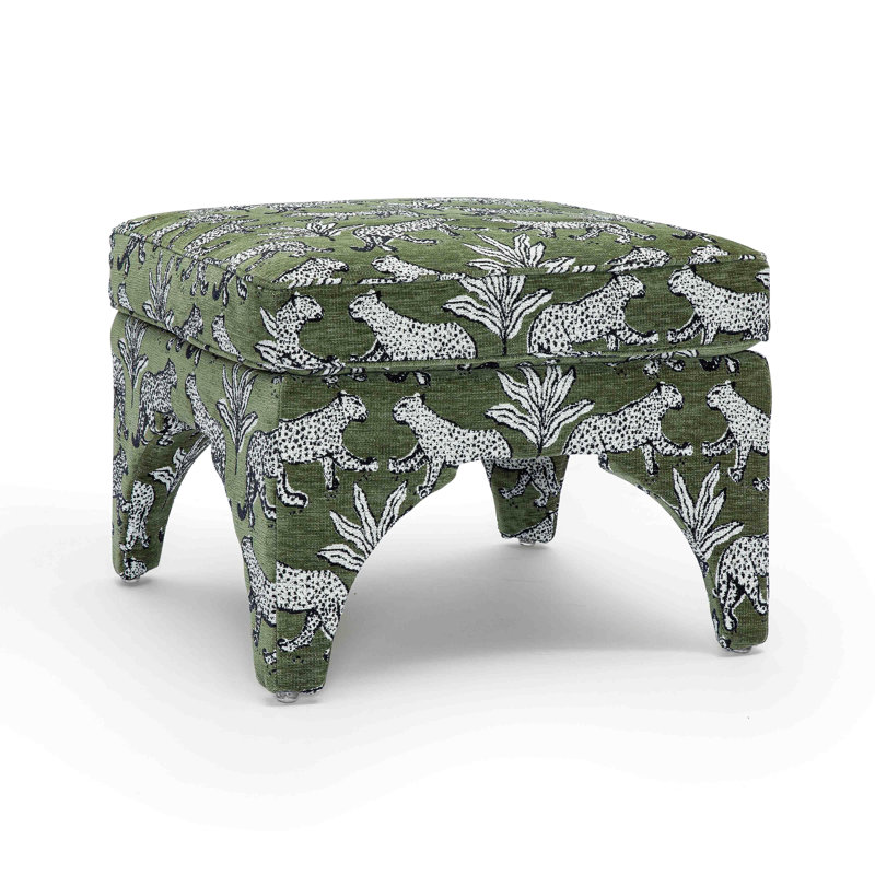 Repose-pieds Leopard, Vert olive