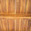 Table de salle à manger d'extérieur en bois d'acacia de 79 po Visola