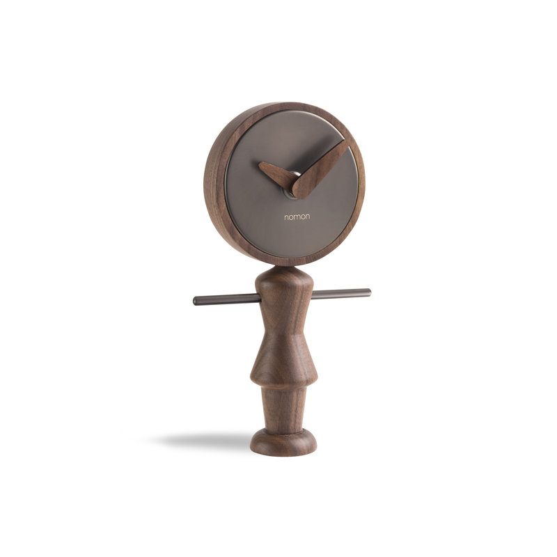Horloge de table Nena, Noyer / graphite 1