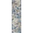 Abstract Blue/Gray/Cream Area Rug-659342261