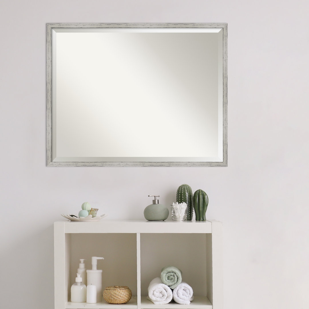 Swithun Wood Flat Wall Mirror Gracie Oaks 