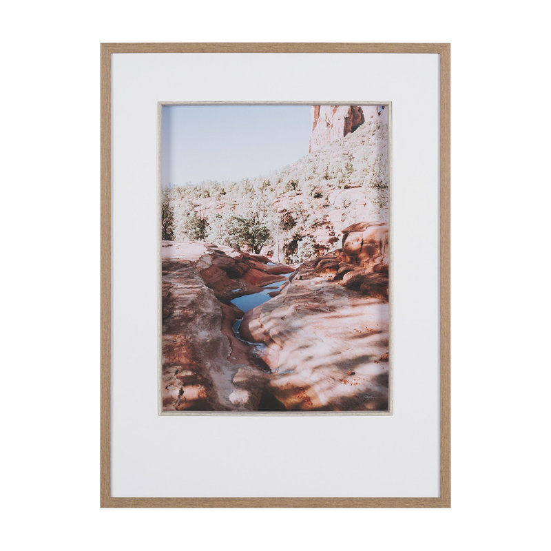 «Waldan In Sedona» par Kelly Frere, reproduction de photo encadrée sous verre