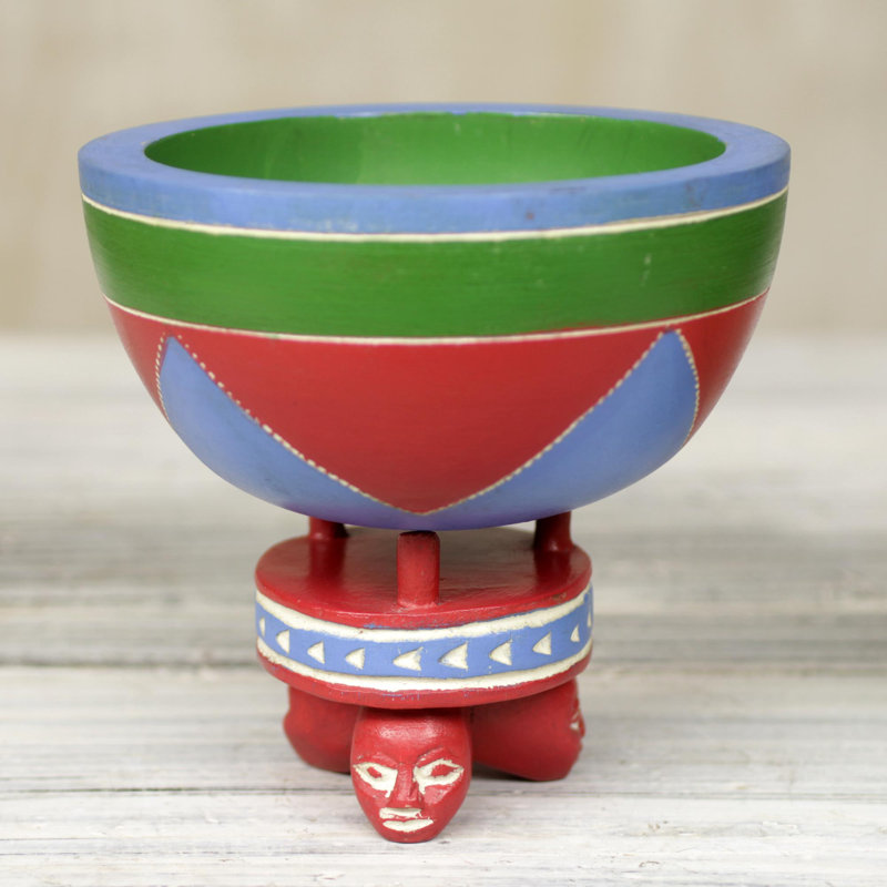 Handmade Wood Decorative Bowl