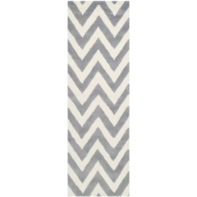 Kyleigh Wool Chevron Indoor Rug