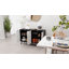 Buffet, armoire d'appoint avec tablettes réglables