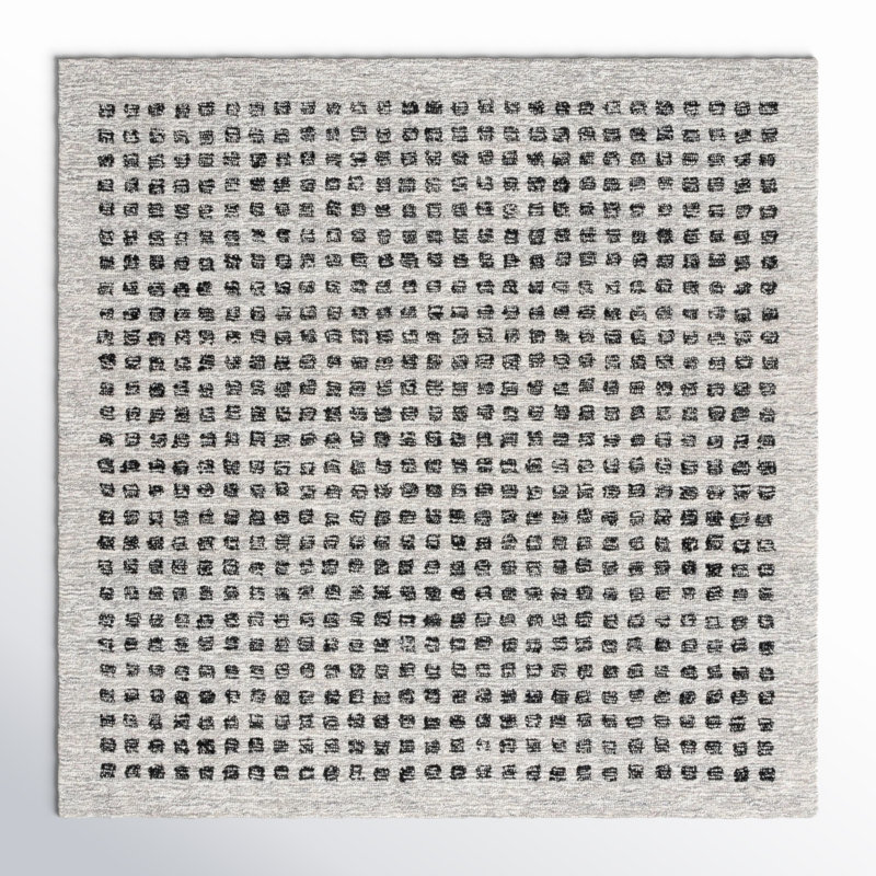 Tapis en laine Everdine, Carré 6 pi