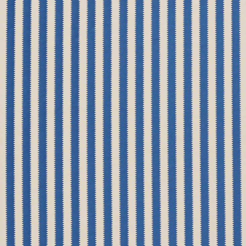 Giles Deacon Regency Aperigon Fabric, Brighton Blue/Linen