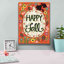 «Happy Fall Pumpkin» par Annie Lapoint, estampe numérique sur toile-87044831