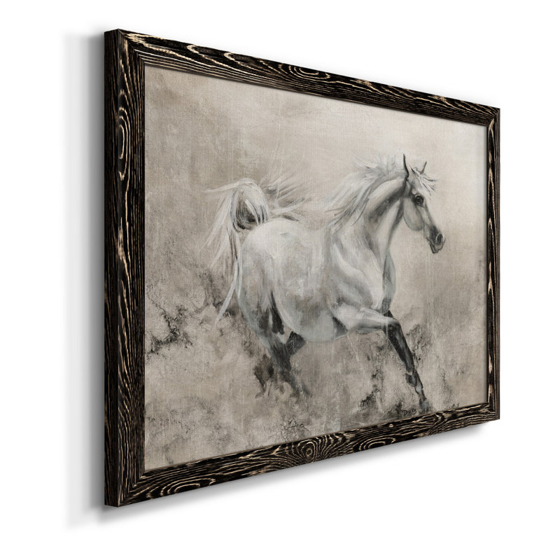 «Majestic Stallion I», reproduction d'art sur toile, H 24 po x l 18 po x P 1,5 po, Noir