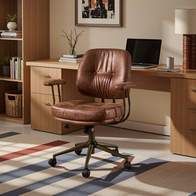 Albaugh Ergonomic Office Chair Swivel Task Chair with Adjustable Gas Lift