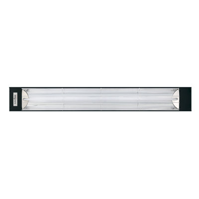 Chauffage de terrasse électrique de qualité marine, élément unique, 155 cm (61 pouces), 3 000 W, 277 V, noir