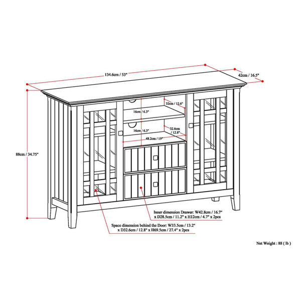 Dimensions du produit