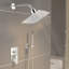 Pomme de douche à pluie haute pression 10 pouces en chrome