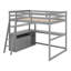 Lit mezzanine double avec bureau et tablettes-539819844-539819896