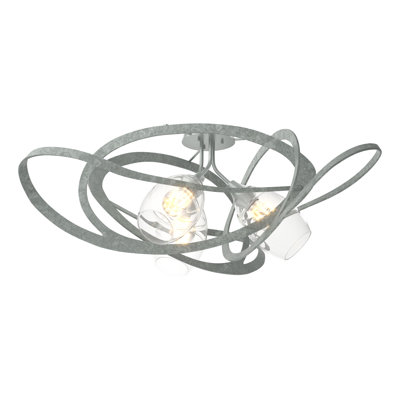 Plafonnier semi-encastré 3 lumières 37,2 po Nest