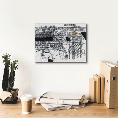 Epic Graffiti 'Order'  by Lori Arbel Canvas Wall Art, 16" x 12"