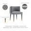 Chaise d'appoint de salle à manger Maya-91028778
