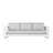Hoyt 92.52” Outdoor Aluminum 3-Seater Sofa-786084020-799072939