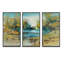 «Forest in Summer Sky», ensemble d'art mural sur toile encadré paysage-140883018-140883020