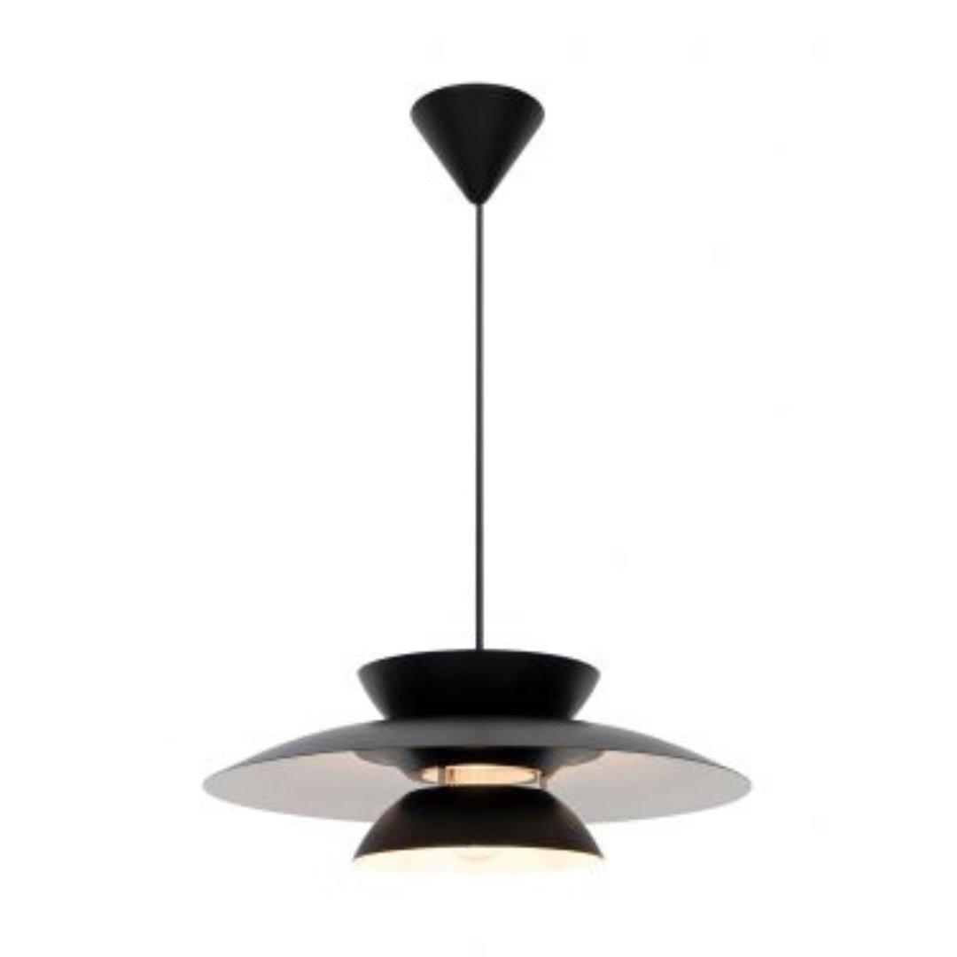 1 - Light Black Dome Pendant