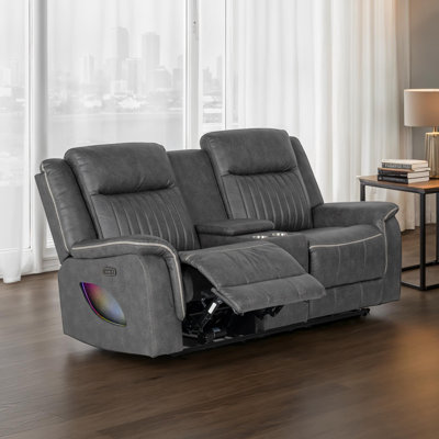 Causeuse inclinable électrique avec porte-gobelets Bhatnagar