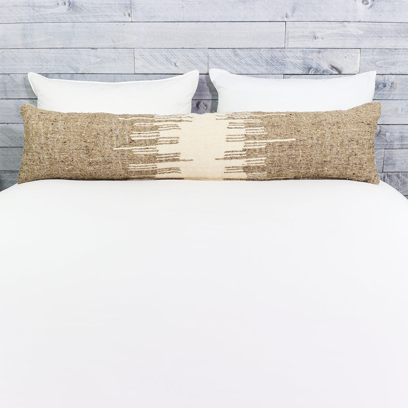 Housse de coussin rectangulaire en soie Taza